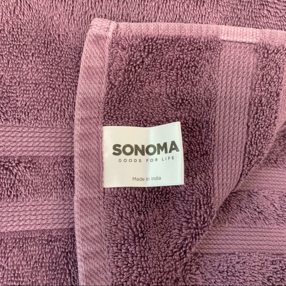 Sonoma Bath Towel Purple
